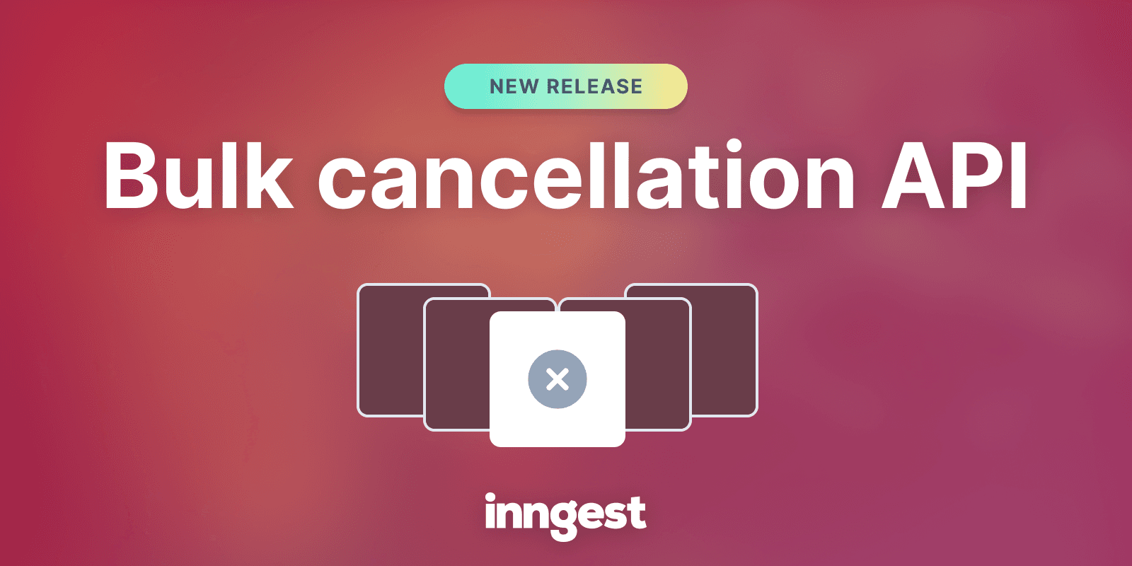 Bulk cancellation API